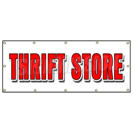 Signmission THRIFT STORE BANNER SIGN clothing furniture household clothes appliance B-120 Thrift Store